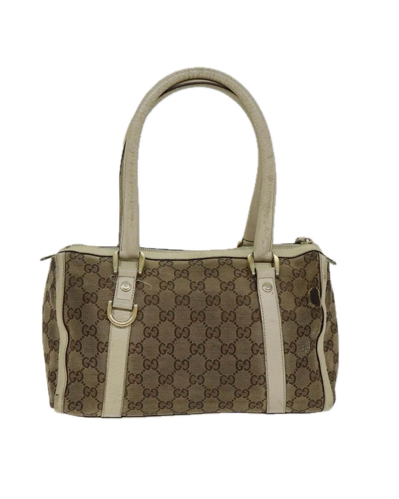 GG Canvas Hand Bag with Handle Detailing