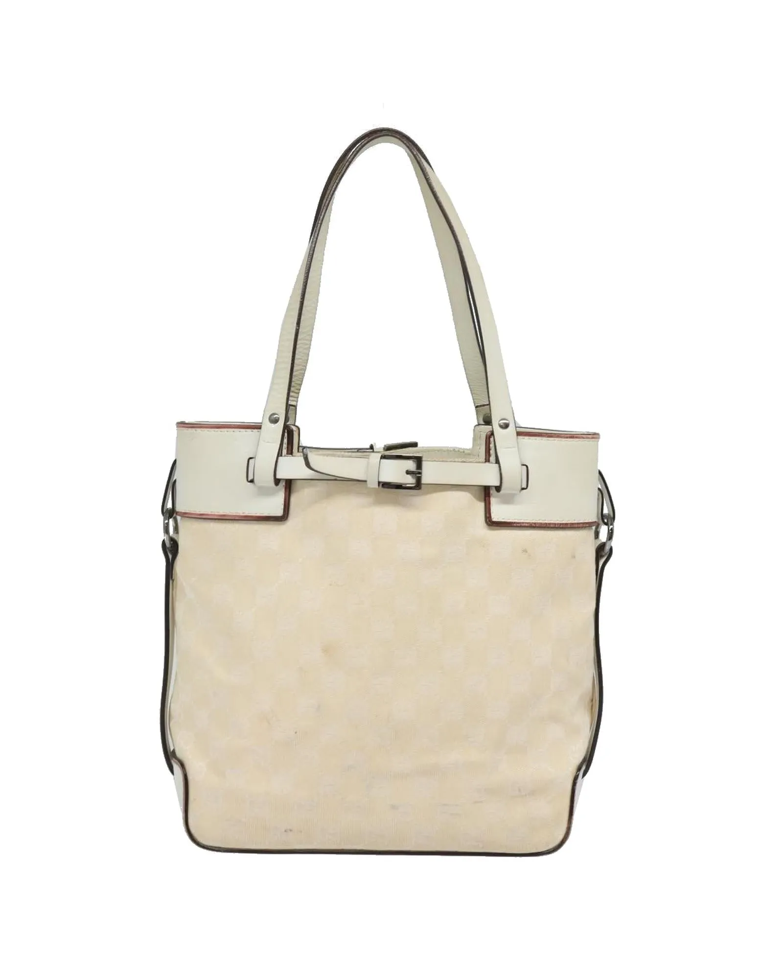 GG Canvas Hand Bag with Handle Drop and Classic Design