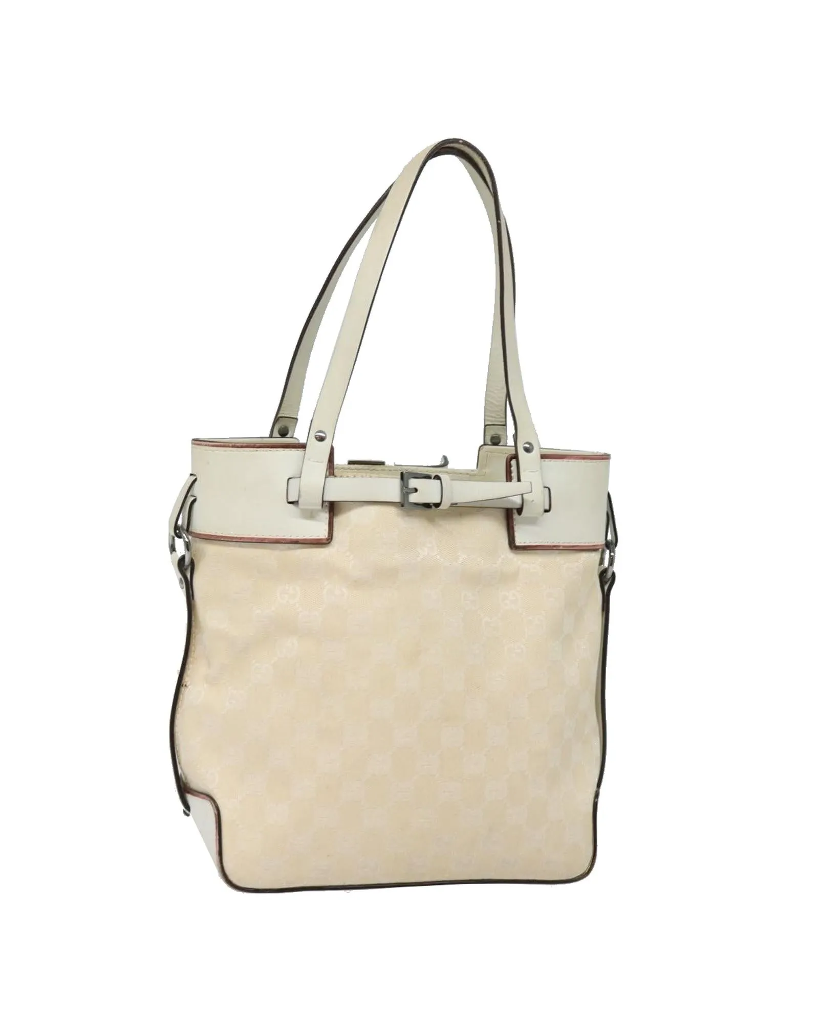 GG Canvas Hand Bag with Handle Drop and Classic Design