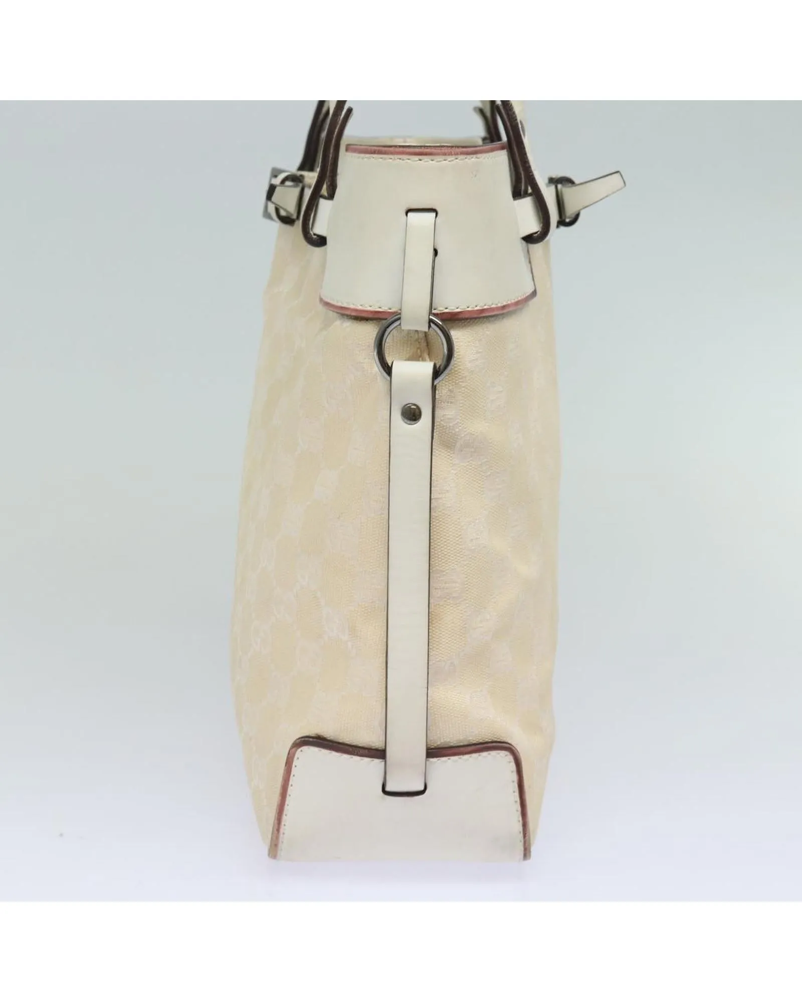 GG Canvas Hand Bag with Handle Drop and Classic Design