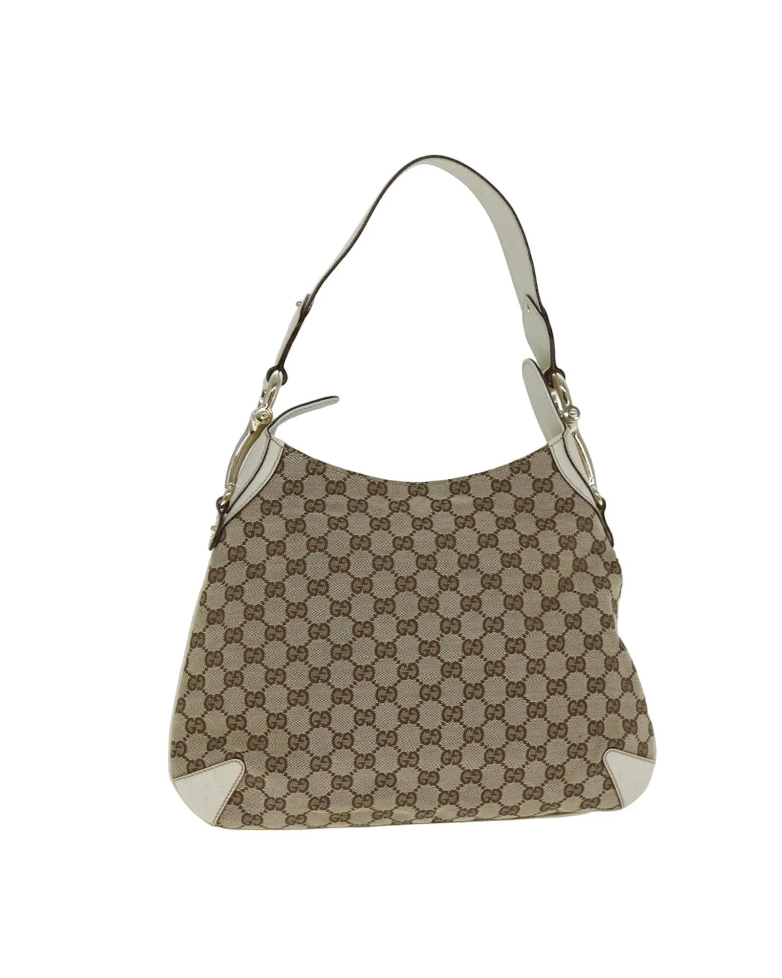 GG Canvas Horsebit Shoulder Bag