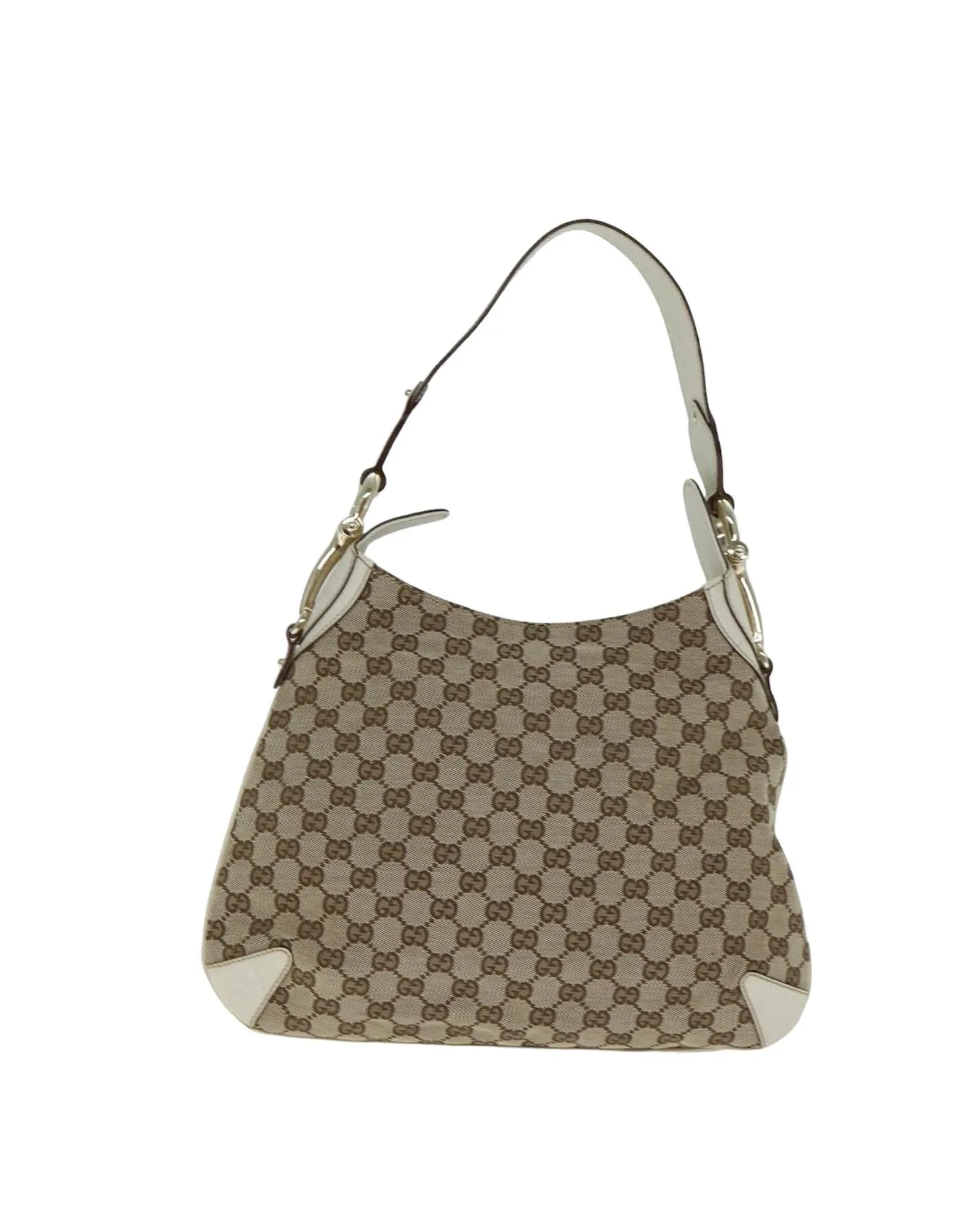 GG Canvas Horsebit Shoulder Bag