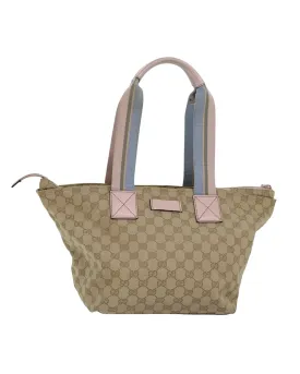 GG Canvas Tote Bag with Dual Handles