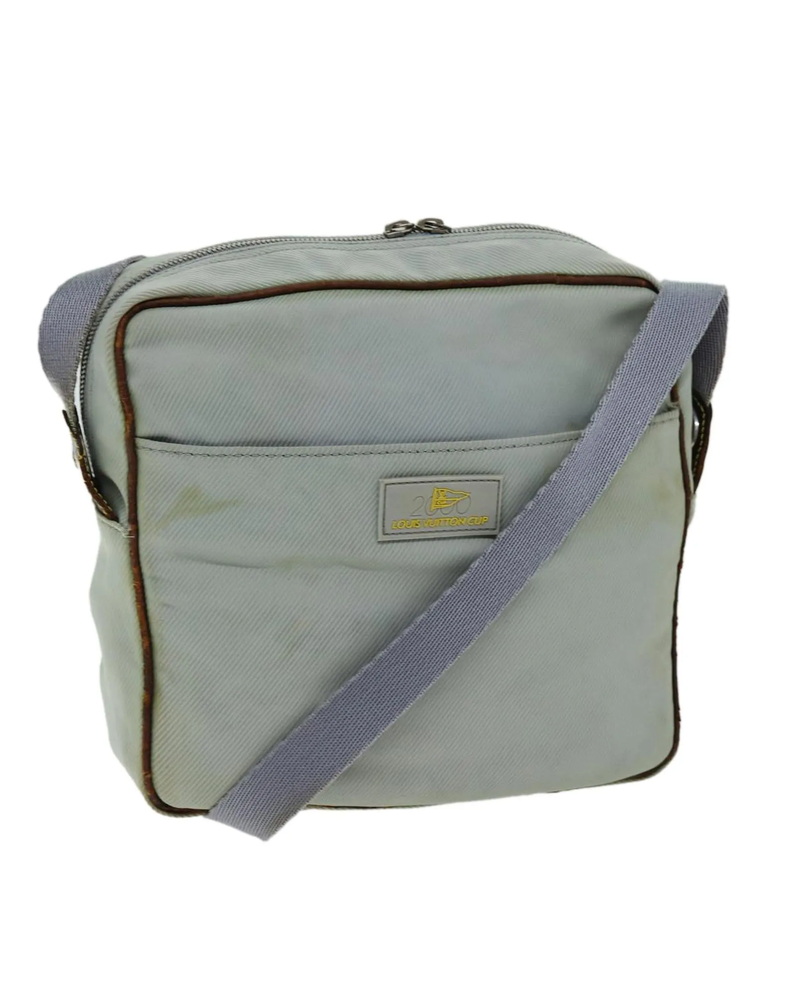 Gray Shoulder Bag in Louis Vuitton Cup Canvas