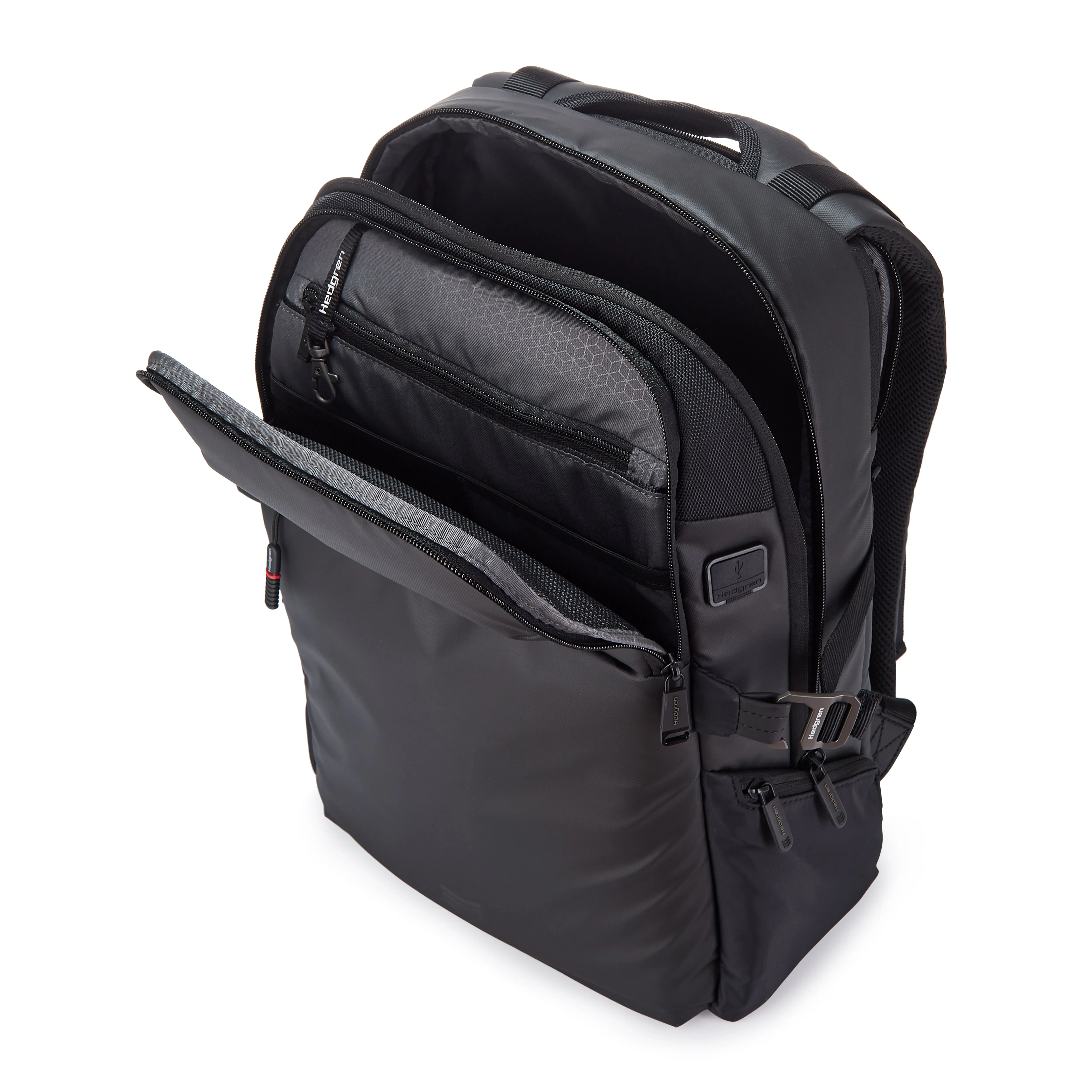 Hedgren - HCOM05.003 Rail Rfid Raincover backpack SP - Black