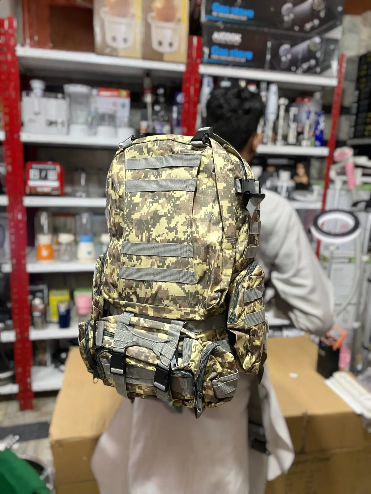 Imported 4 in 1 60L Camping Backpack