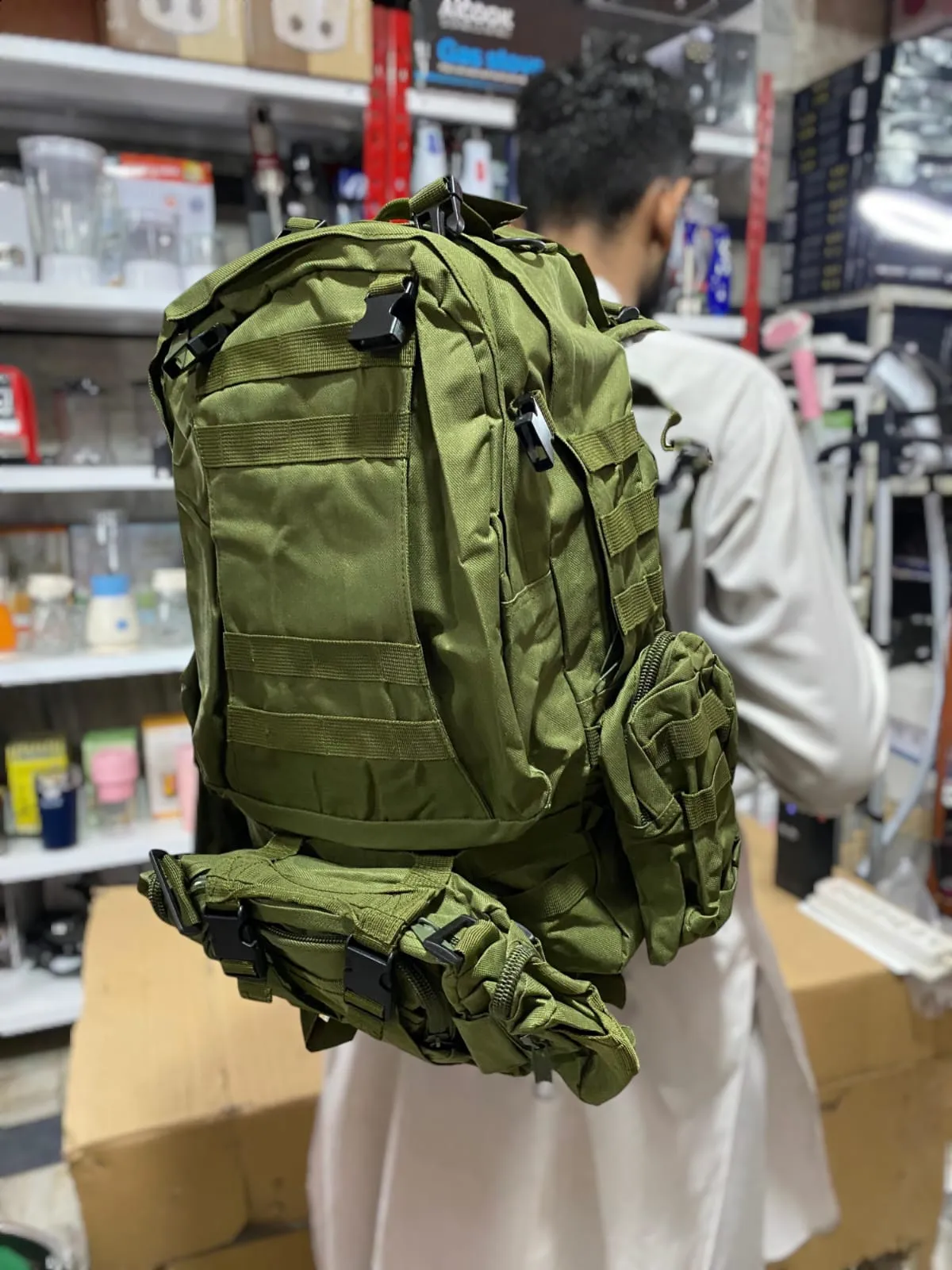 Imported 4 in 1 60L Camping Backpack