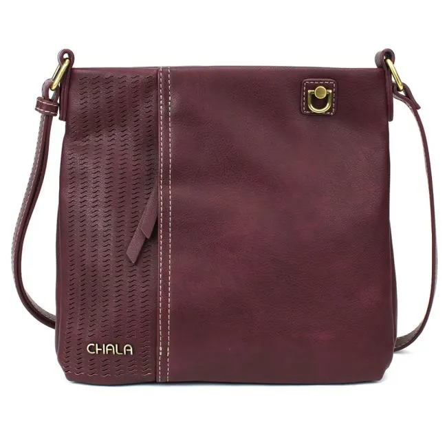 Lasercut Crossbody DF plum