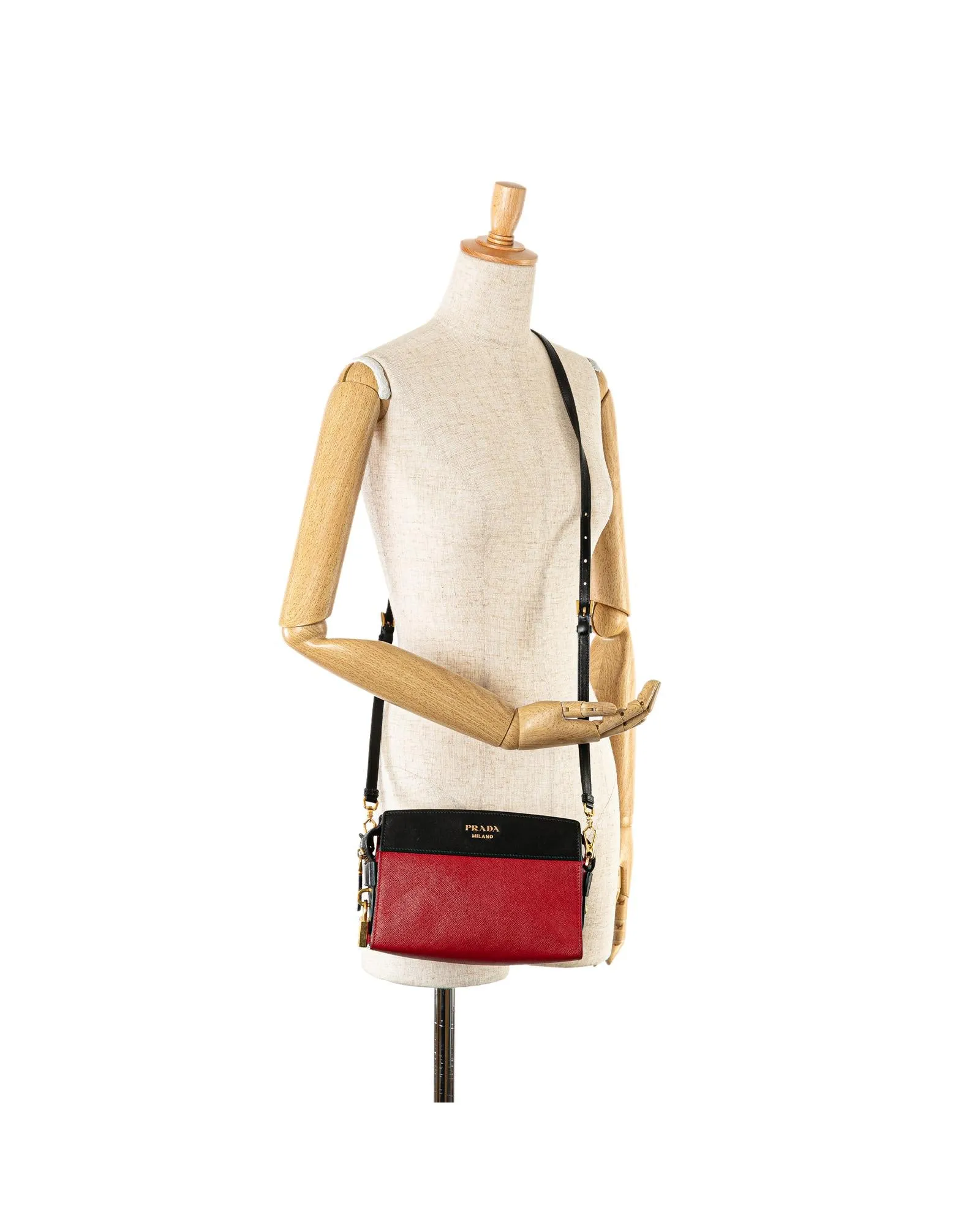 Leather Crossbody Bag with Top Zip Closure