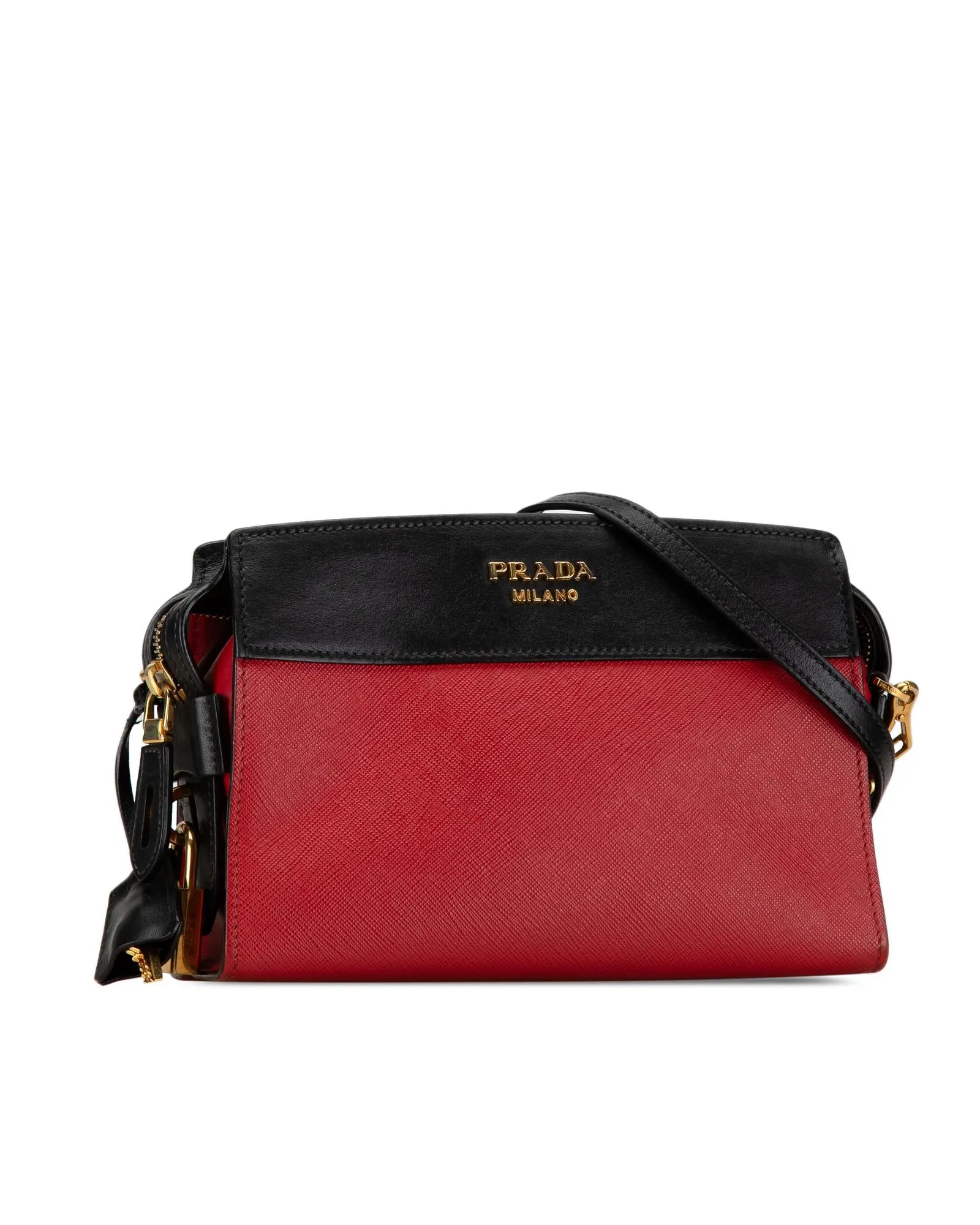 Leather Crossbody Bag with Top Zip Closure