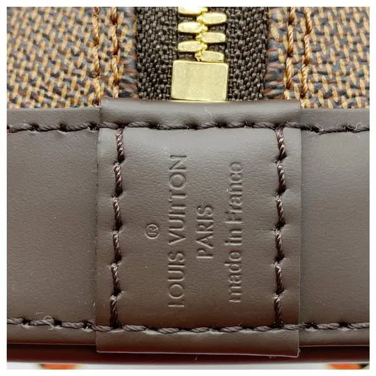 Louis Vuitton Alma Bb Brown Damier Ébène Canvas Cross Body Bag