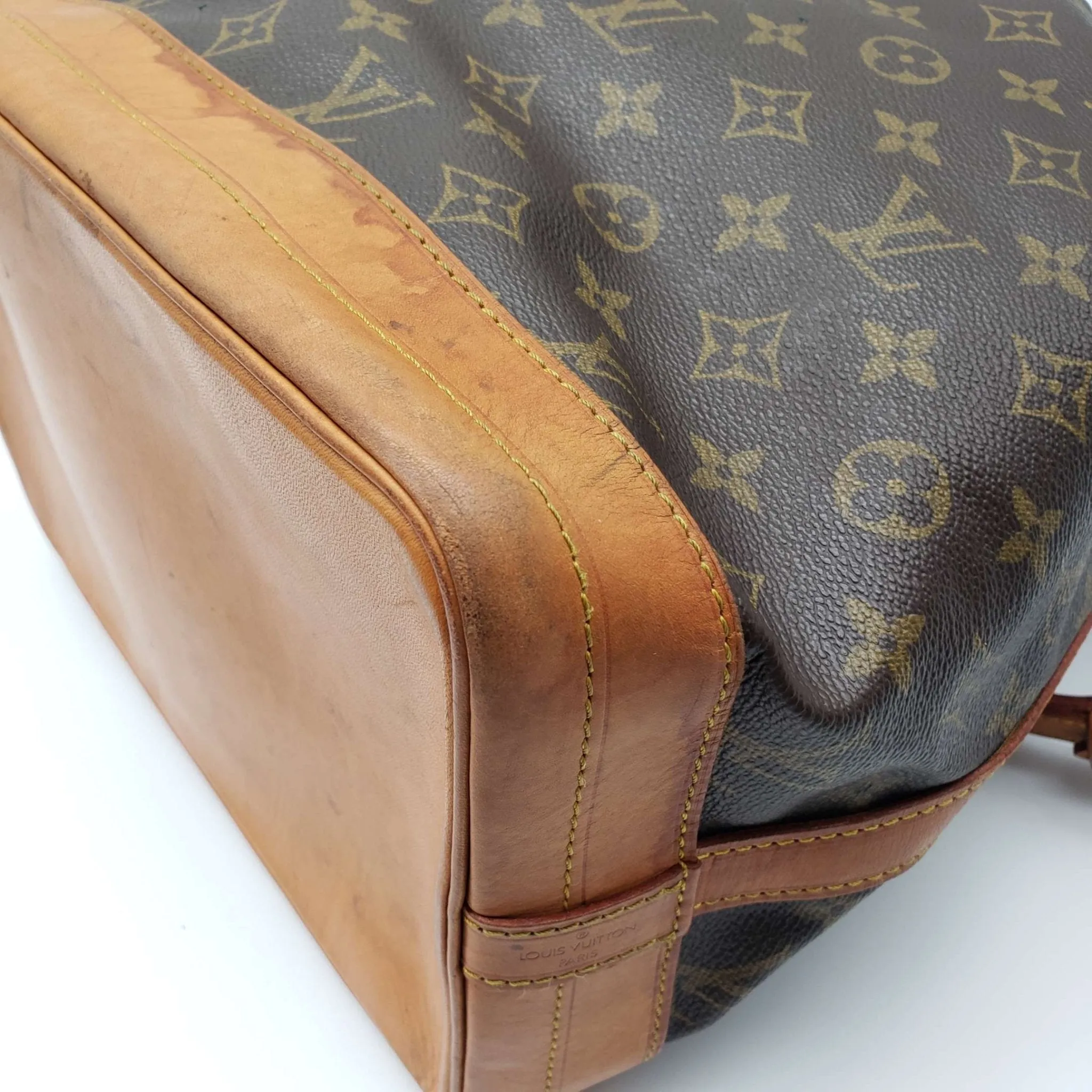 LOUIS VUITTON MONOGRAM PETIT NOE DRAWSTRING BAG