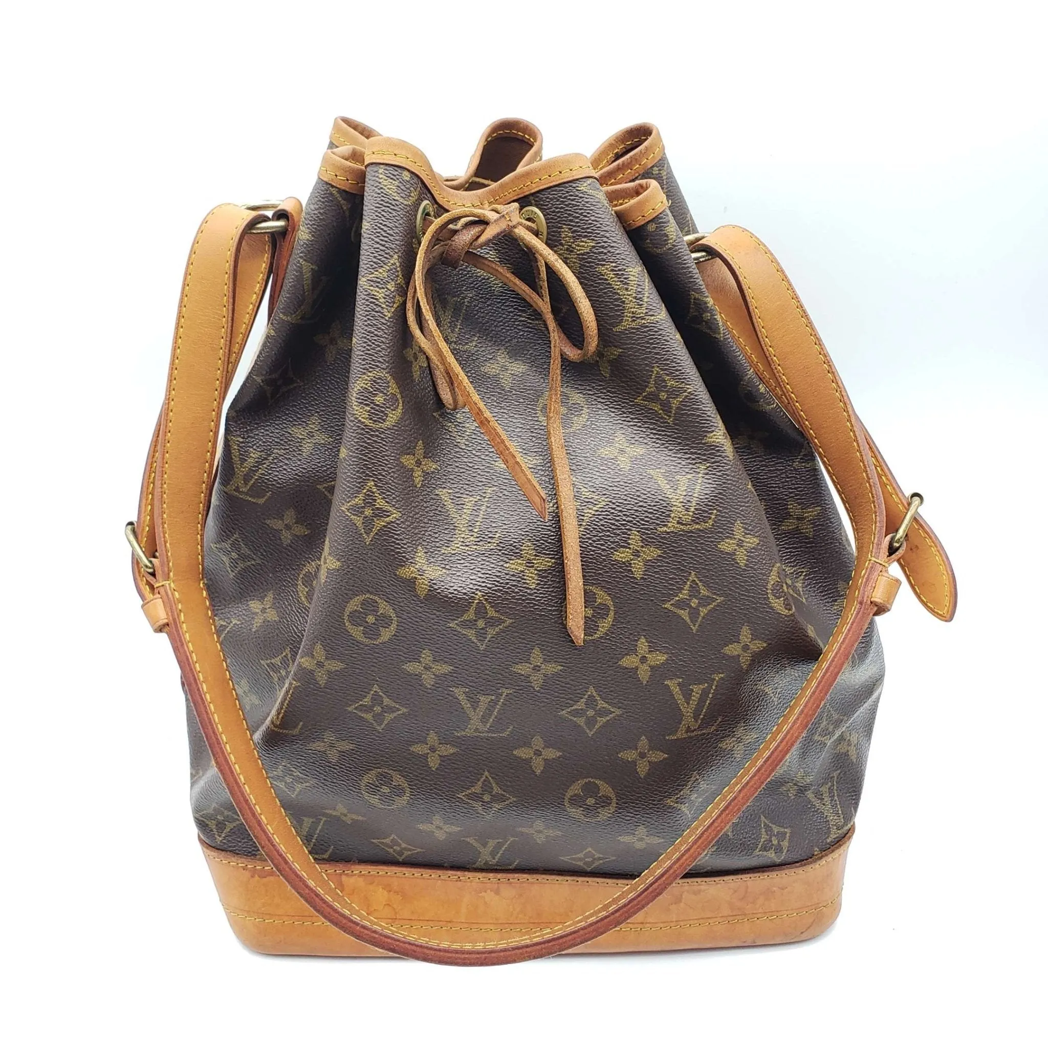 LOUIS VUITTON MONOGRAM PETIT NOE DRAWSTRING BAG