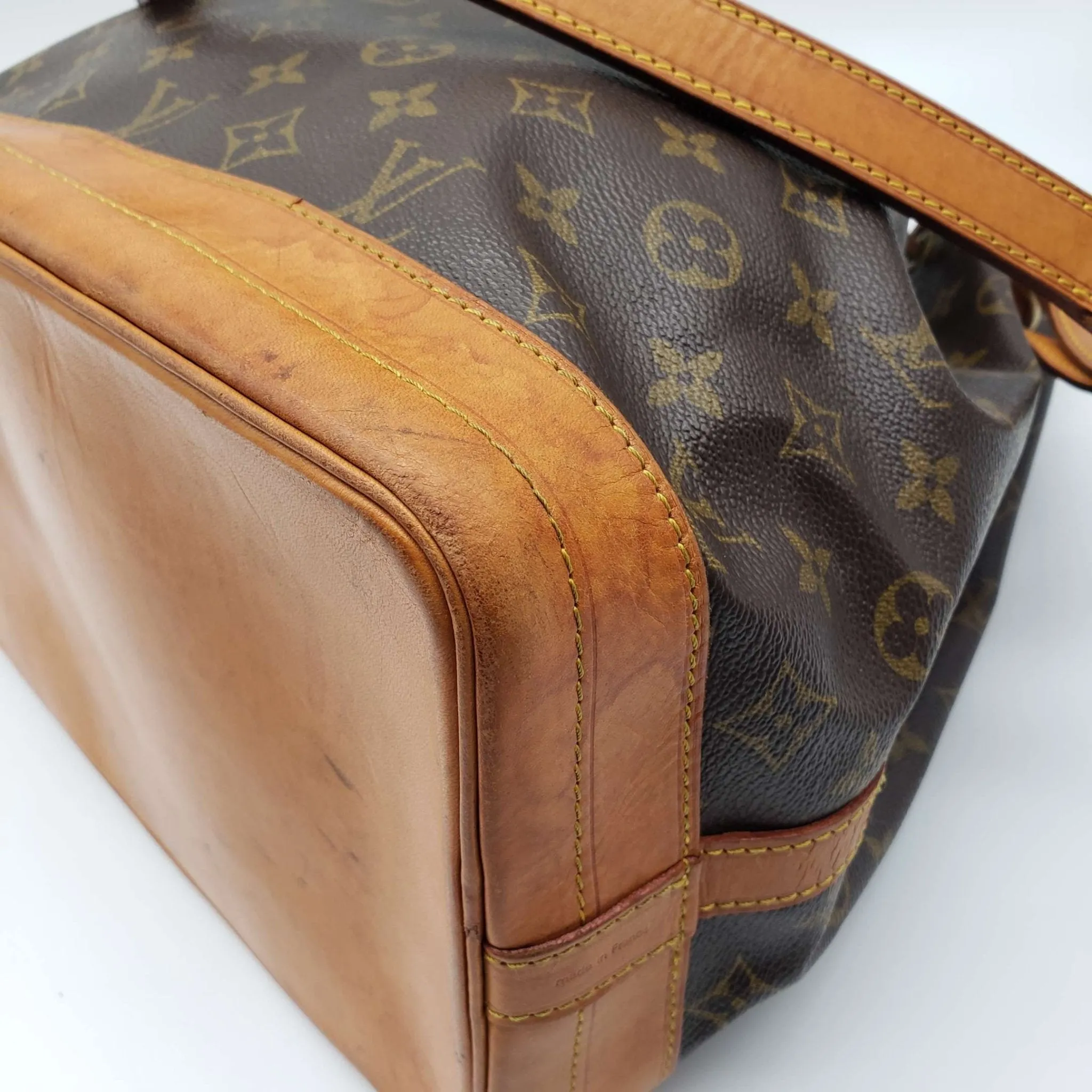 LOUIS VUITTON MONOGRAM PETIT NOE DRAWSTRING BAG