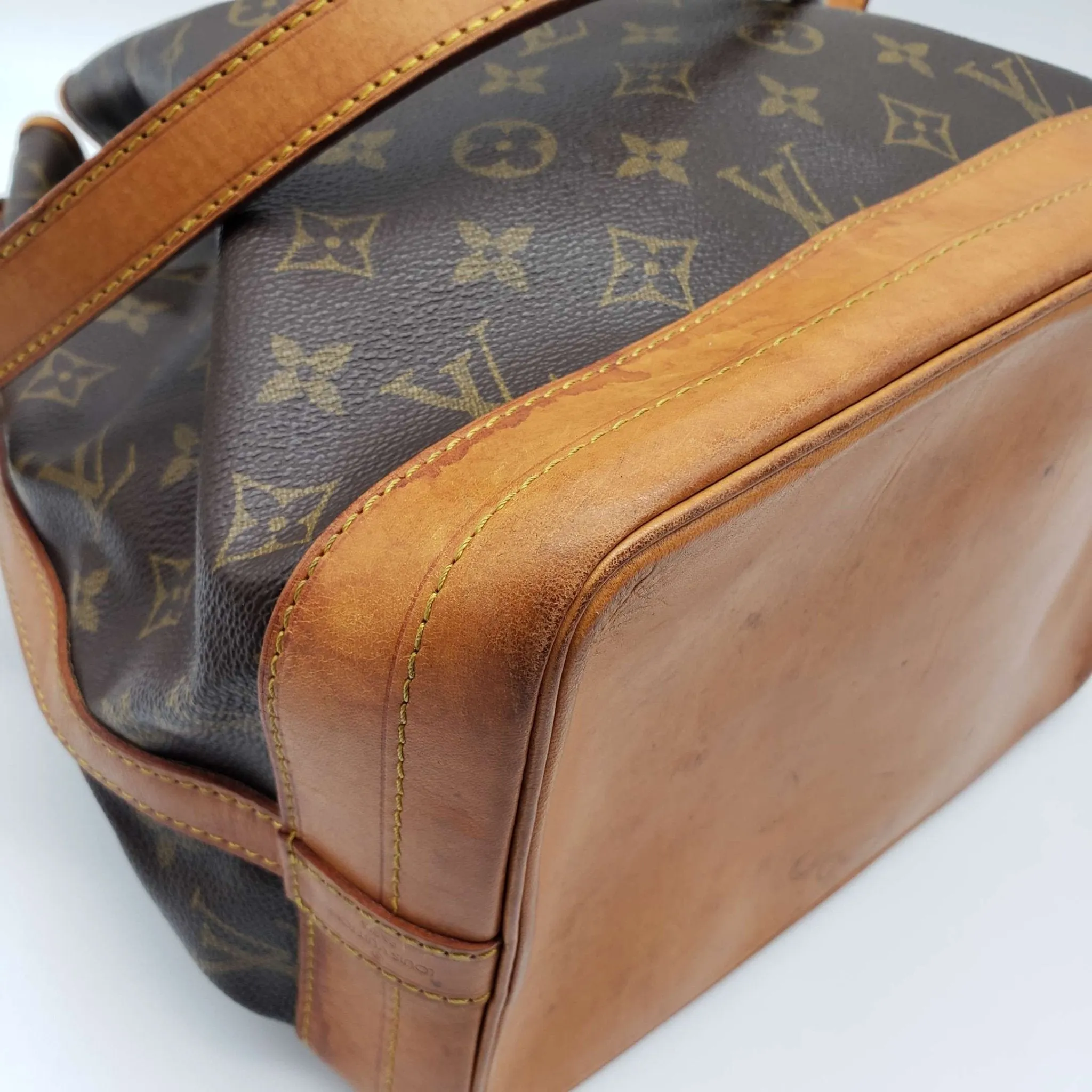 LOUIS VUITTON MONOGRAM PETIT NOE DRAWSTRING BAG