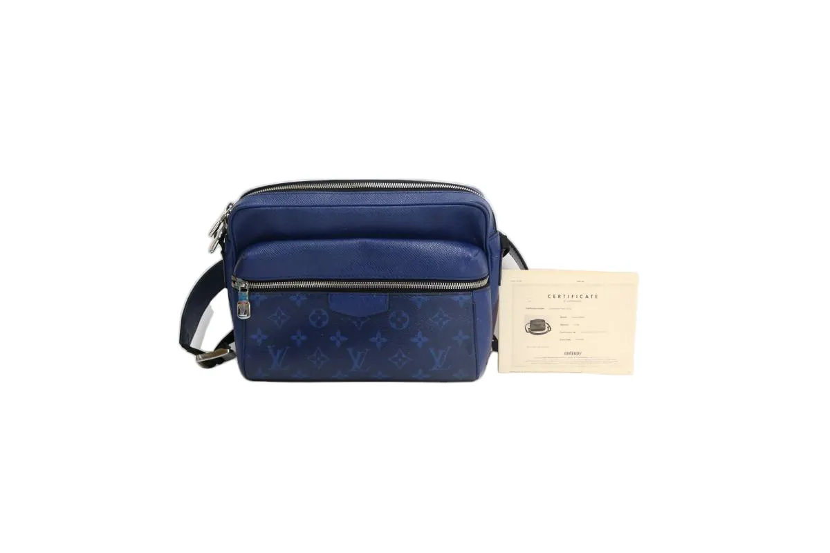 Louis Vuitton Outdoor Messenger Monogram Pacific Taiga Blue