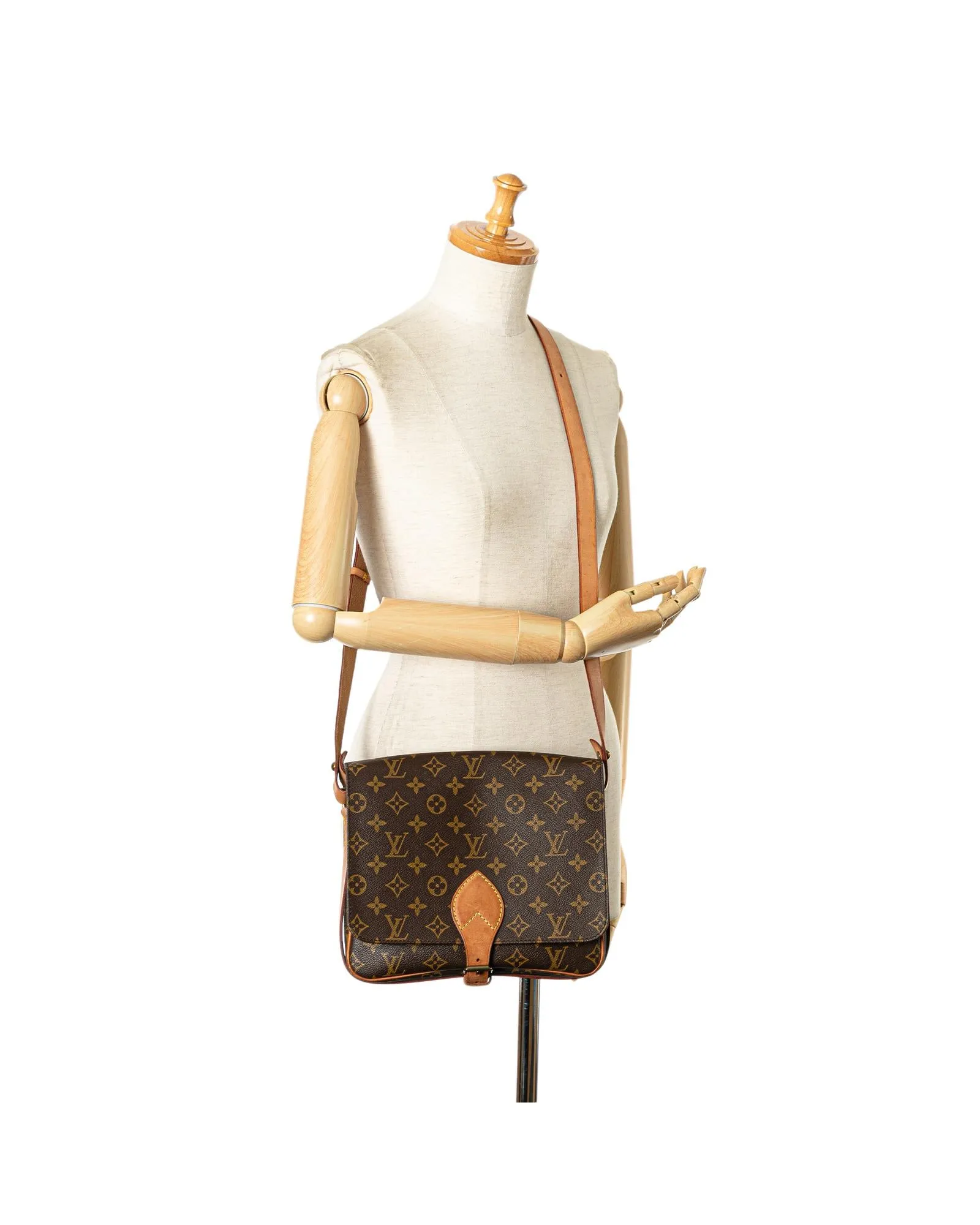 Louis Vuitton Pochette Mtis Crossbody Bag Monogram Canvas Brown