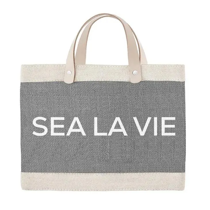 Mini Gray Market Tote - Sea La Vie