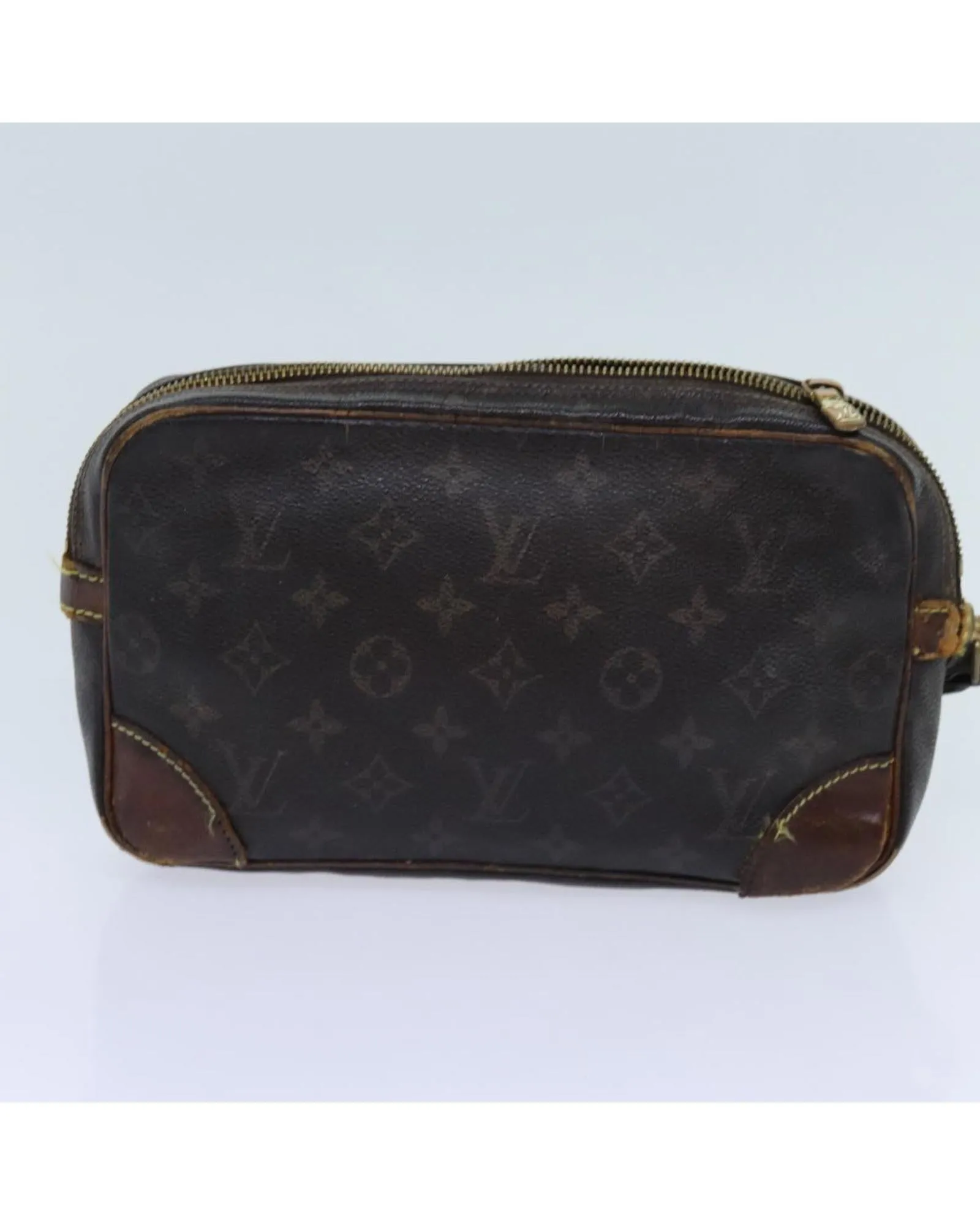 Monogram Canvas Clutch Bag with Accessories - LV Auth