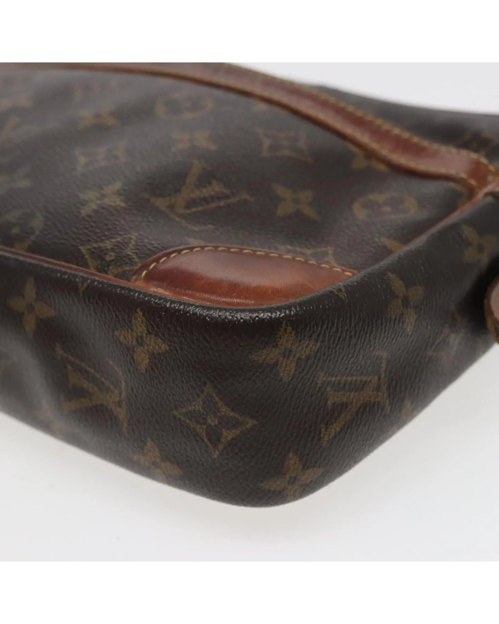 Monogram Canvas Clutch Bag with Classic Design