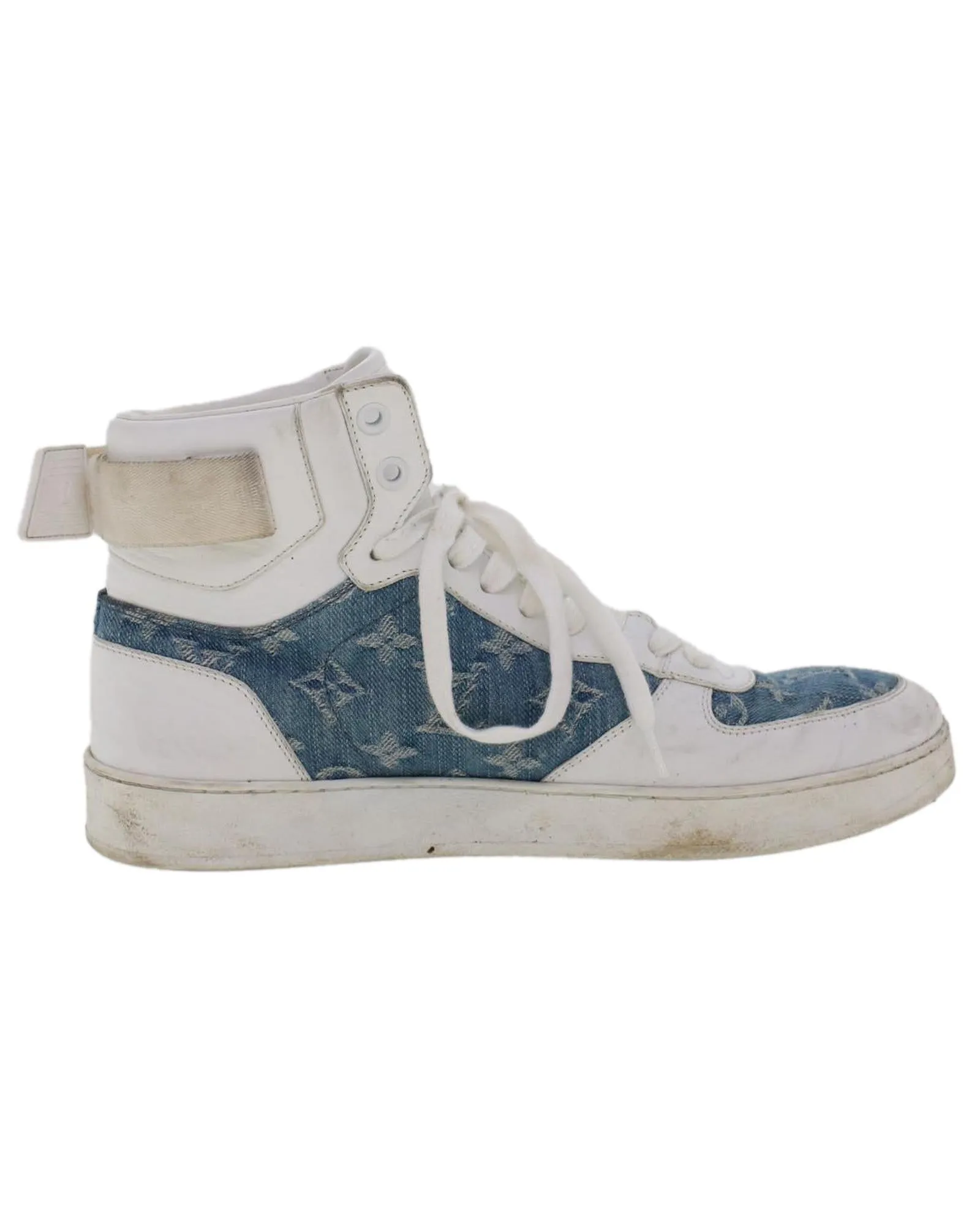 Monogram Denim High Top Sneakers