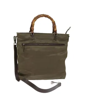 Nylon Shoulder Bag with Handle