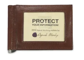 Osgoode Marley Leather Men's RFID Money Clip Wallet