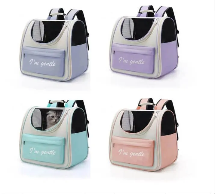 Pet Casual Breathable Container Large Space Cute Carrier Bag For Cats Small Dogs