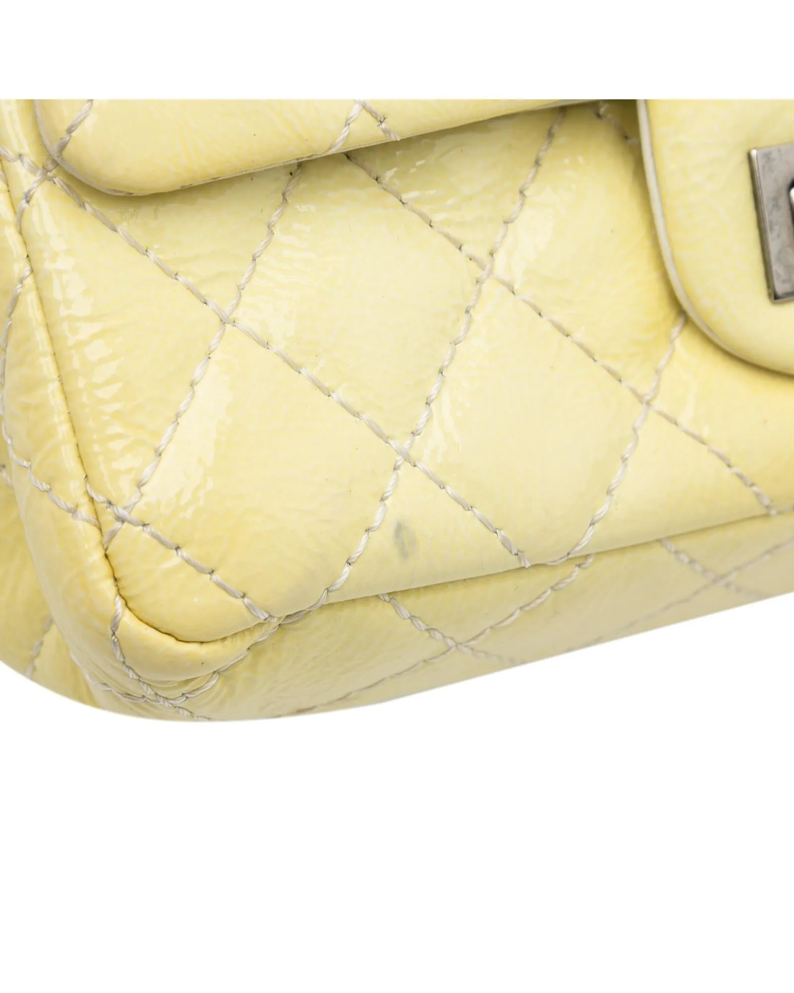 Quilted Patent Leather Crossbody Bag