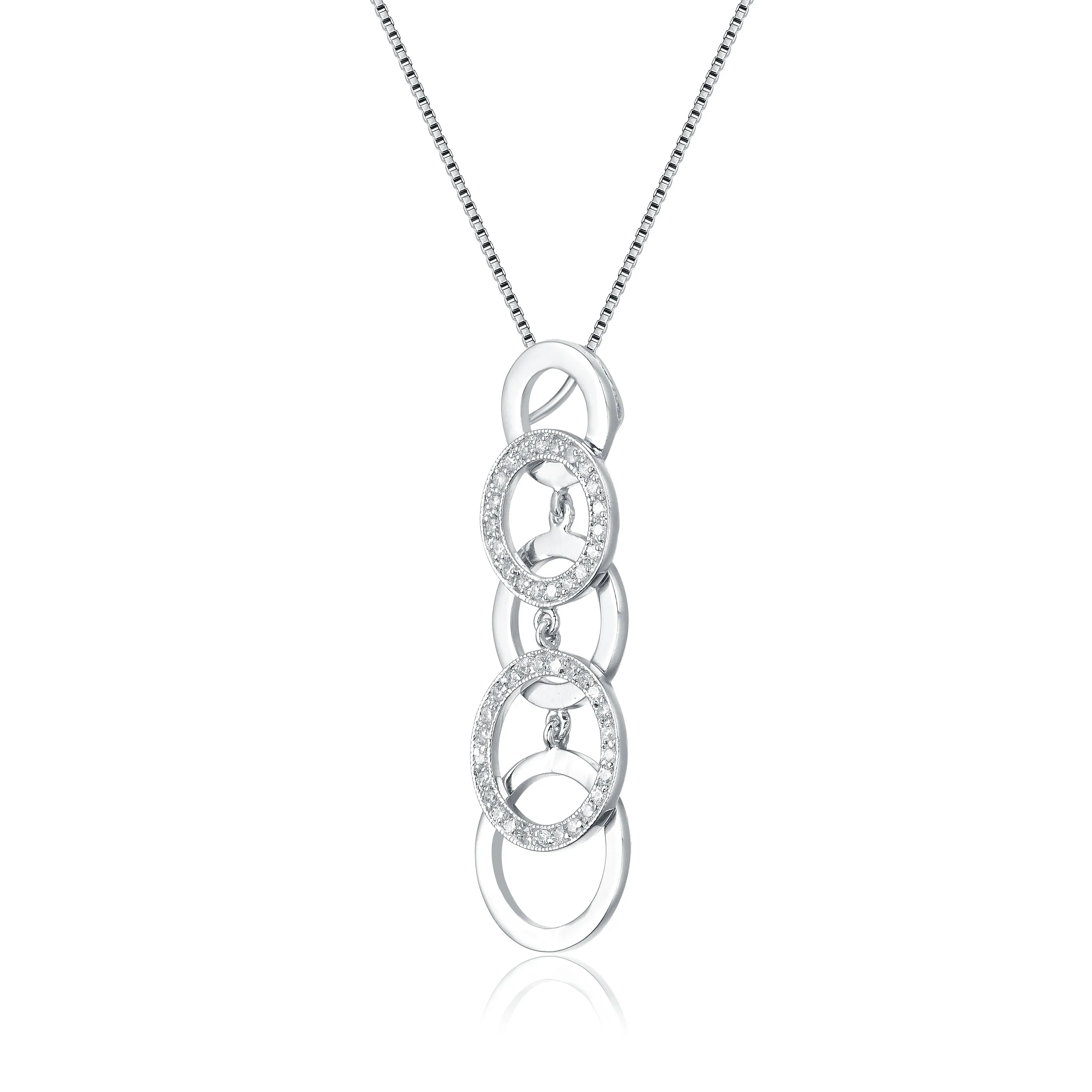 Rochelle Zirconia Ring Necklace