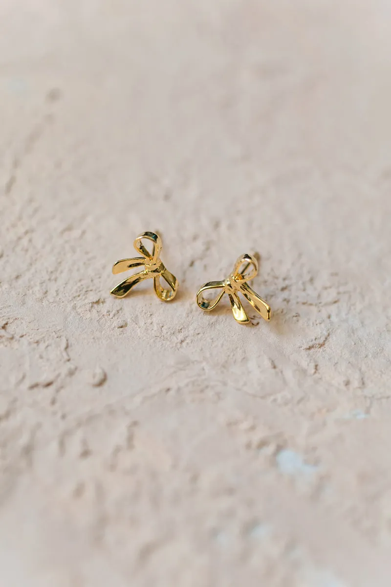 Sabrina Mini Bow Earrings