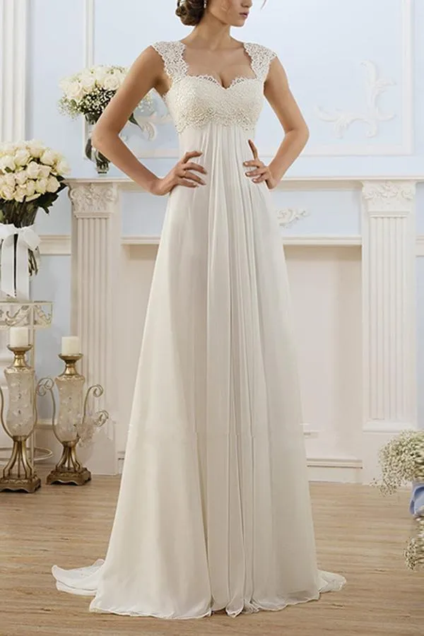 Sexy Elegant White Sleeveless Evening Dress