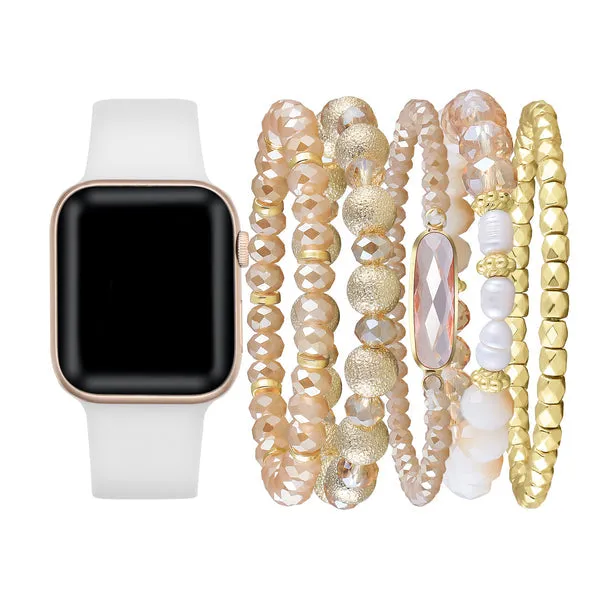 Silicone Band For Apple Watch and Bracelet Bundle - FINAL SALE