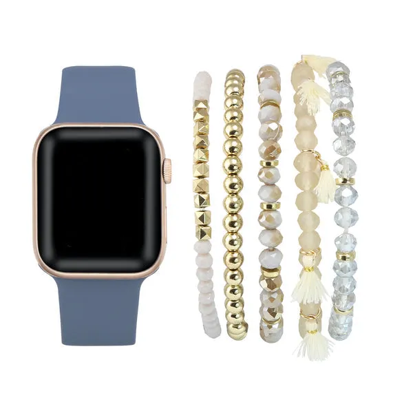 Silicone Band For Apple Watch and Bracelet Bundle - FINAL SALE