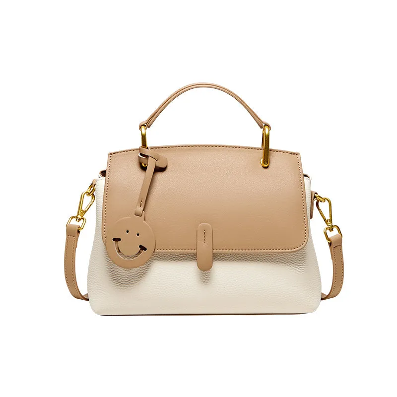 Supple Work Leather Satchel Bag