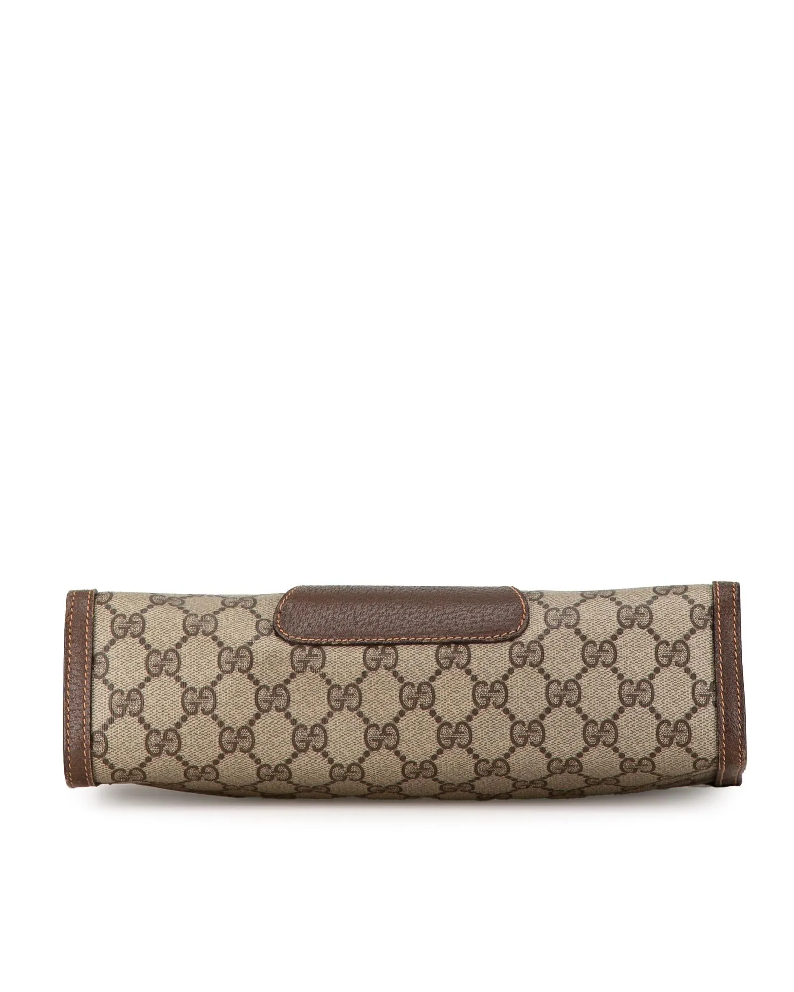 Supreme Web Clutch with Leather Trim and Interior Slip Pocket