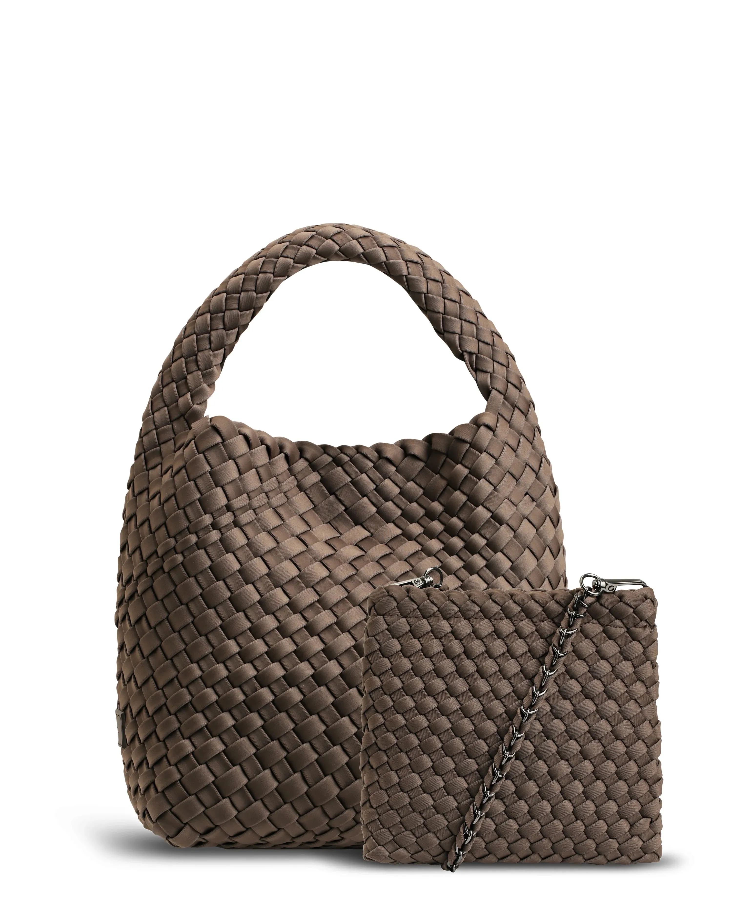 The Argo Bag (COCOA) Woven Neoprene Mini Bag