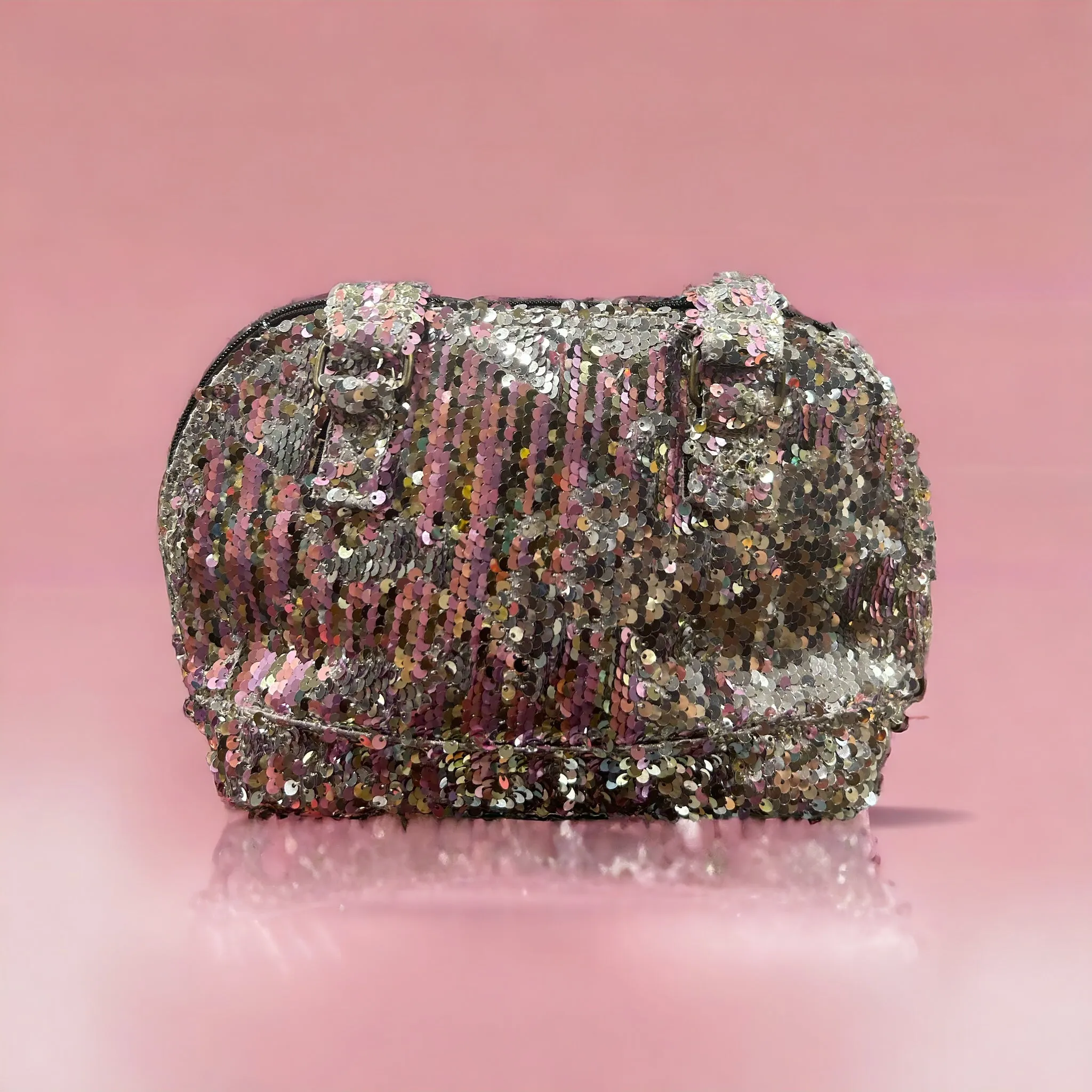 The Barbie Sequin BeeKeeper Clam Shell Handbag