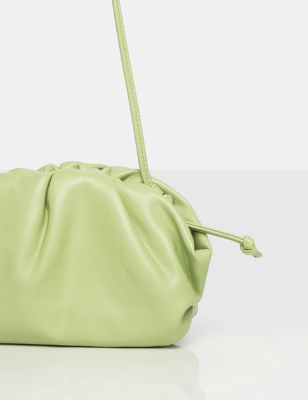 The Breccan Olive Green PU Grab Bag