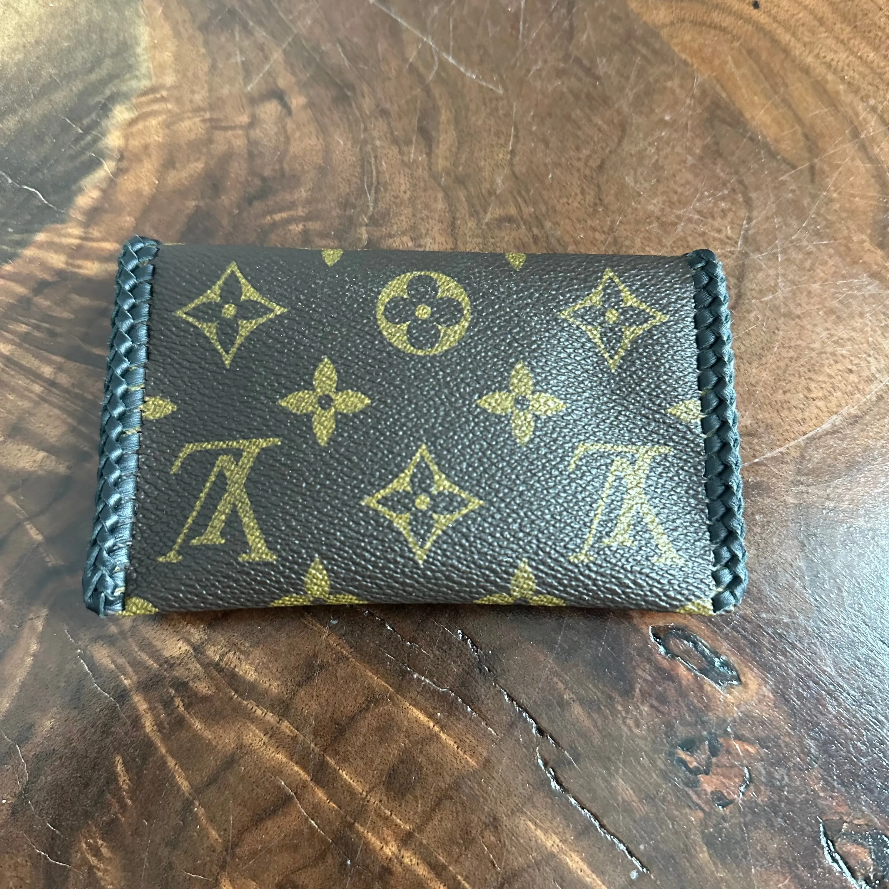 The Cardinal - Monogram LV Card Holder/Wallet in Black