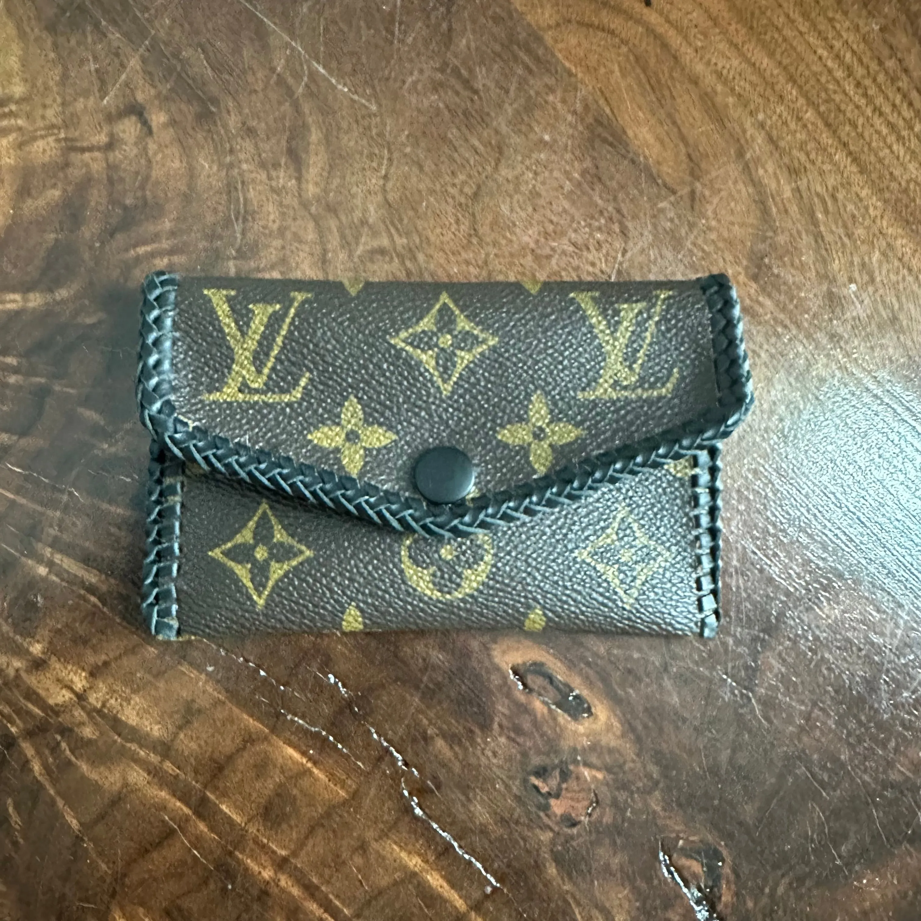 The Cardinal - Monogram LV Card Holder/Wallet in Black