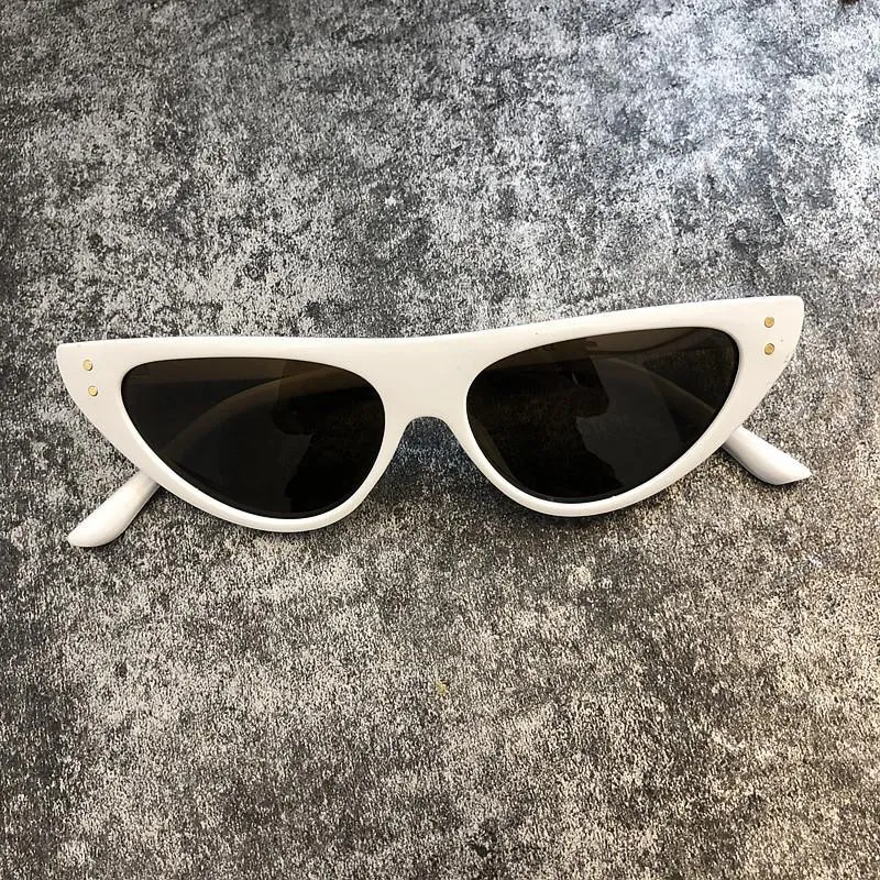 Trendy Plastic Pointy Frame Sunglasses