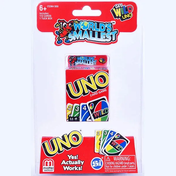 Worlds Smallest UNO Game